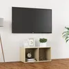 Image de Vidaxl Meuble Tv ChÃªne Sonoma 72x35x36,5 Cm Bois DâIngÃ©nierie