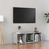 Image de vidaXL Meuble TV gris béton 107x35x37 cm bois d’ingénierie