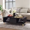 Image de vidaXL Table basse gris 103,5x60x35 cm bois d'ingénierie806015