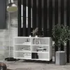 Image de vidaXL Buffet blanc 103,5x35x70 cm bois d'ingénierie806040