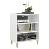 Image de Vidaxl Buffet Blanc 57x35x70 Cm Bois D'IngÃ©nierie