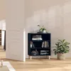 Image de vidaXL Buffet Noir 57x35x70 cm Aggloméré