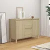 Image de vidaXL Buffet chÃªne sonoma 101x35x70 cm bois d'ingÃ©nierie