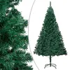 Image de vidaXL Arbre de Noël artificiel avec branches épaisses vert 120 cm PVC328424