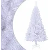 Image de vidaXL vidaXL Arbre de Noël artificiel avec branches épaisses blanc 120cm PVC