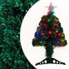 Image de VIDAXL Arbre de No?l artificiel et support et LED 64 cm Fibre optique