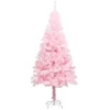 Image de vidaXL VIDAXL Sapin de No?l artificiel avec support Rose 240 cm PVC