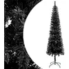 Image de vidaXL vidaXL Sapin de Noel étroit Noir 240 cm
