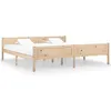 Image de vidaXL Cadre de lit Bois de pin massif 200x200 cm