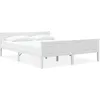Image de vidaXL Cadre de lit sans matelas bois massif de pin blanc 160x200 cm322107