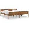 Image de vidaXL Vidaxl Cadre De Lit Sans Matelas Pin Massif Marron Miel 180x200 Cm