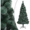 Image de vidaXL Sapin de Noël artificiel avec support Vert 210 cm PET