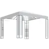 Image de vidaXL Vidaxl Tonnelle Avec Double Toit Et Lumières Led 3x3 M Blanc