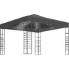 Image de vidaXL Vidaxl Chapiteau De Jardin Avec Lumières Led 3x3 M Anthracite