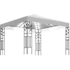 Image de vidaXL Vidaxl Tonnelle Avec Guirlande Lumineuse À Led 3x3 M Blanc