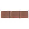 Image de vidaXL vidaXL Ensemble de panneau de clôture WPC 526x146 cm Marron
