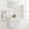 Image de vidaXL Ensemble de meubles de salle de bain Blanc Bois d'ingénierie3071000