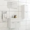 Image de vidaXL Ensemble de meubles de salle de bain Blanc Bois d'ingÃ©nierie