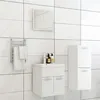 Image de vidaXL Ensemble de meubles de salle de bain Blanc Aggloméré3071171