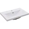 Image de vidaXL Vidaxl Ensemble De Meubles De Salle De Bain Blanc Aggloméré