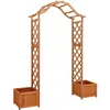 Image de vidaXL Pergola de jardin avec jardinière Bois pin massif316388