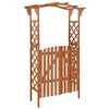Image de vidaXL Pergola avec portail 116x40x204 cm Bois de sapin massif316389