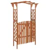 Image de Pergola Avec Portail & Treillis 116x40x204 Cm Bois De Sapin Massif