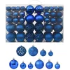 Image de vidaXL vidaXL Ensemble de boules de Noël 100 pcs Bleu