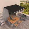 Image de Vidaxl Auvent RÃ©tractable Automatique 400x350 Cm Anthracite