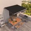 Image de vidaXL Auvent rétractable automatique 450x350 cm Anthracite