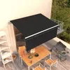Image de vidaXL Auvent rétractable automatique avec store 3x2,5 m Anthracite