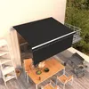 Image de vidaXL Auvent rétractable automatique avec store 3,5x2,5 m Anthracite