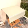 Image de vidaXL Auvent manuel rétractable avec store 4x3 m Crème