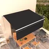 Image de vidaXL Auvent manuel rétractable avec store 4x3 m Anthracite3069299