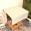 Image de vidaXL Auvent automatique rétractable avec store 4x3 m Crème