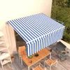 Image de vidaXL Vidaxl Auvent Automatique Rétractable Avec Store 4,5x3 M Bleu Et Blanc