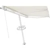 Image de vidaXL Vidaxl Auvent Automatique Sur Pied 300x250 Cm Crème