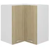 Image de vidaXL Armoire d'angle suspendue Lyon Chêne sonoma806393