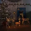 Image de vidaXL Famille de rennes de décoration Acrylique 300 LED coloré