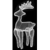 Image de vidaXL DÃ©coration de NoÃ«l de renne avec maille 306 LED 60x24x89 cm