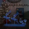 Image de vidaXL Renne/traîneaux Noël volant Acrylique 260x21x87 cm Bleu328511