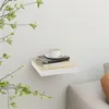 Image de vidaXL Étagère murale flottante Chêne et blanc 23x23,5x3,8 cm MDF