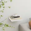 Image de vidaXL ÃtagÃ¨re murale flottante ChÃªne et blanc 23x23,5x3,8 cm MDF