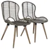 Image de vidaXL ÃtagÃ¨res flottantes 2 pcs ChÃªne et blanc 60x23,5x3,8 cm MDF
