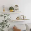 Image de vidaXL Étagères flottantes 2 pcs Chêne et blanc 90x23,5x3,8 cm MDF326583