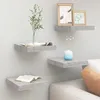 Image de vidaXL ÃtagÃ¨res murales flottantes 4 pcs gris bÃ©ton 23x23,5x3,8 cm MDF