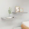 Image de vidaXL ÃtagÃ¨res murales flottantes 2 pcs gris bÃ©ton 40x23x3,8 cm MDF