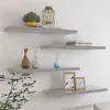 Image de vidaXL Étagères murales flottantes 4 pcs gris béton 80x23,5x3,8 cm MDF