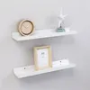 Image de vidaXL Étagères murales 2 pcs Blanc brillant 40x9x3 cm326648
