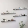 Image de vidaXL ÃtagÃ¨res murales 4 pcs Gris 100x9x3 cm